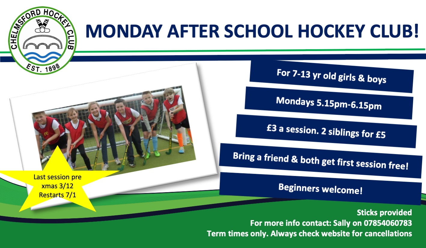 Chelmsford Hockey Club Give Hockey a Go! Home